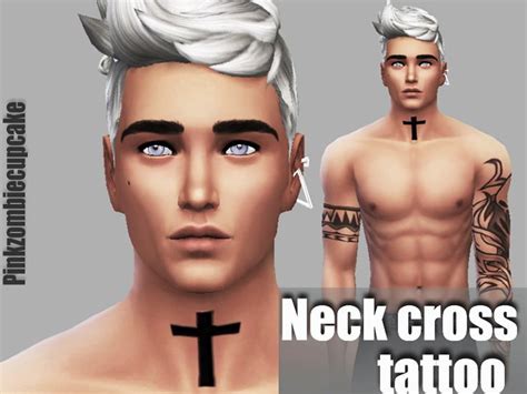 Neck Tattoo Sims 4 Cc Kids Clothing Neck Tattoo Sims 4
