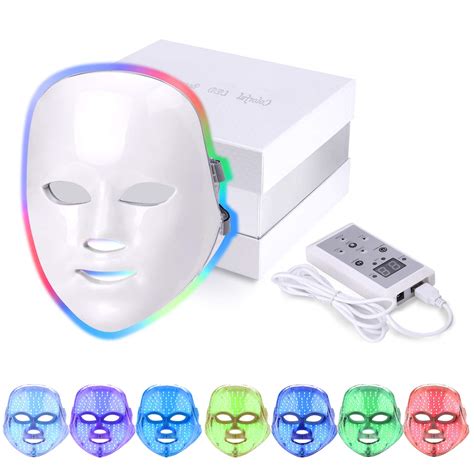 Led Gesichtsmaske Mysweety 7 Farben Led Maske Für Anti Aging Akne