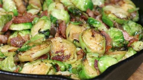 Fry the brussels sprouts, stirring constantly, until they are golden brown and smell nutty, 10 to 12 minutes, until golden brown. Fried Brussels Sprouts Recipe - Allrecipes.com