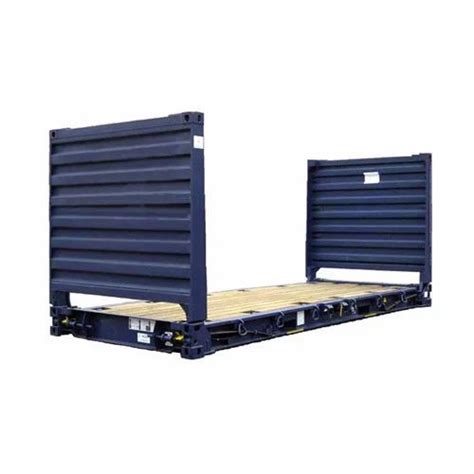 White 20 Feet 20 Ft Flat Rack Storage Container Rs 145000 Container