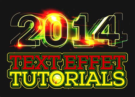 12 Adobe Photoshop Text Effects Tutorials Images Photoshop Text