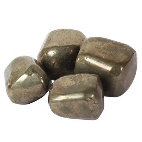 Golden Pyrite Tumbled Stones At Rs 500piece Stone Tumbles In New