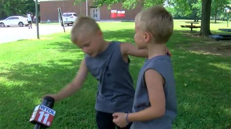 6 Year Old Twins On Vacation Save 3 Year Old Girl From Drowning In Pool Fox8 Wghp