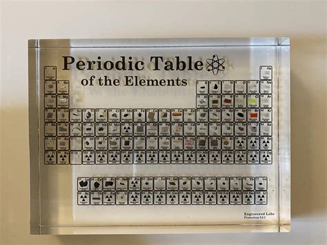 I Bought A Periodic Table Containing Real Samples Of The Elements
