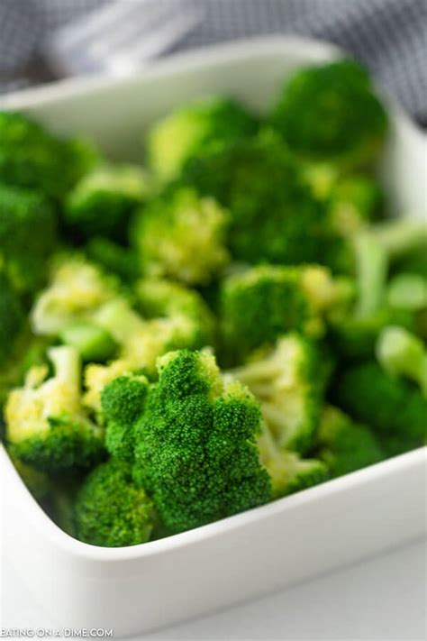How To Steam Broccoli In The Microwave Eating On A Dime