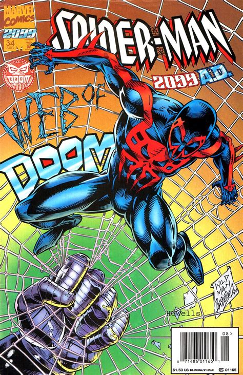 Spider Man 2099 Vol 1 34 Cover Art By Andrew Wildman And Stephen