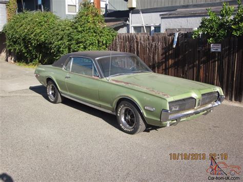 1968 Cougar Xr7 302 4v J Code Original Paint California Black Plate Car