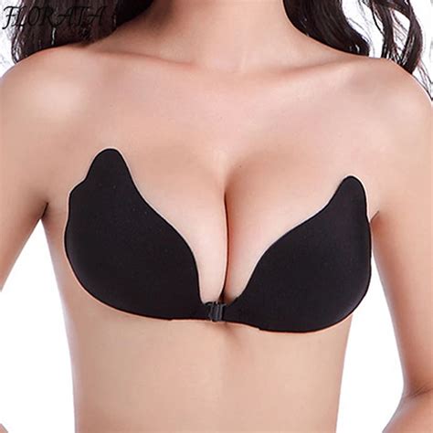 NEW Women Push Up Silicone Bra Self Adhesive Sticky Breast Strapless Bras Hot Sale Extender Bra