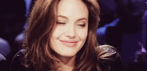 Angelina Jolie Smile GIF Angelina Jolie Smile Flirt Discover