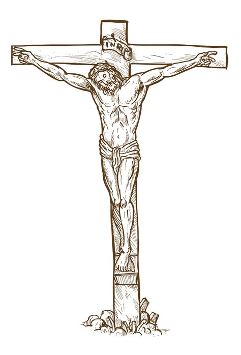 Jesus Christus Hängt Am Kreuz 12916788 Png