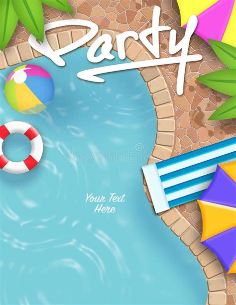 Pool Party Invitation Stock Illustration Illustration Of Pool 62332528 Pool Party