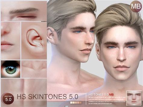 S Club Wmll Ts4 Hs50 Skintones Mb The Sims 4 Skin Sims 4 Sims 4