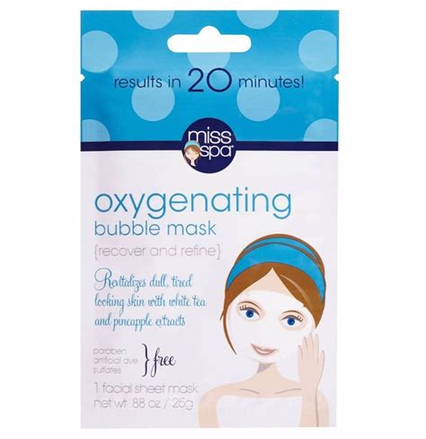 Miss Spa Recover And Refine Oxygenating Bubble Mask Best Face Masks