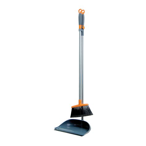 Broom And Dust Pan Sweep Set With Long Handle By Casabella