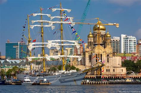 Every traveler finds his own meaning in what connects him with vladivostok. Vladivostok, Russia - Sail On Board