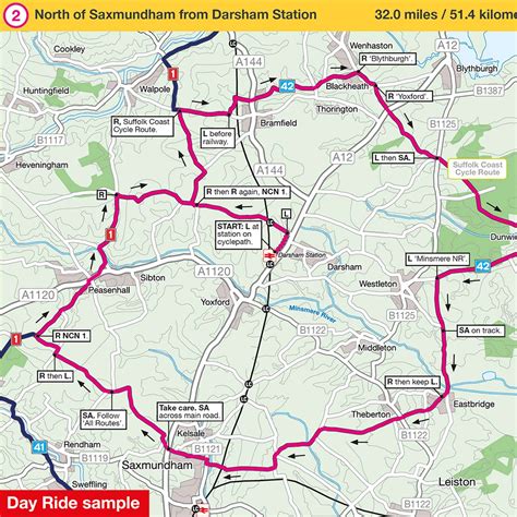 Suffolk Cycle Map 18 Sustrans Shop