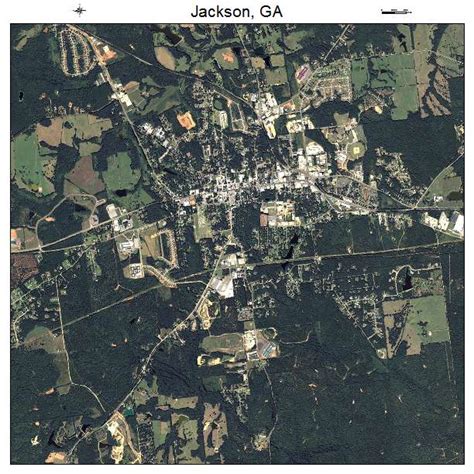 Aerial Photography Map Of Jackson Ga Georgia