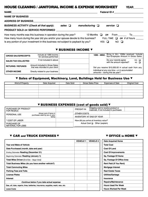 Printable Cleaning Business Forms Printable Jd