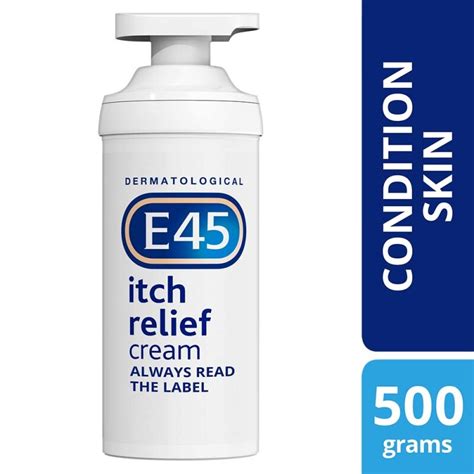 Buy E45 Itch Relief Cream 500g Chemist Direct