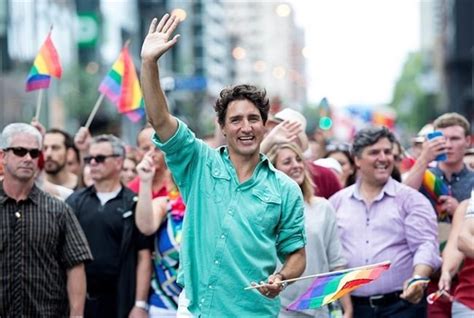 prime minister justin trudeau takes part in montreal pride parade infonews thompson okanagan