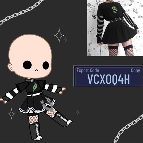 Goth Outfits Gacha Club