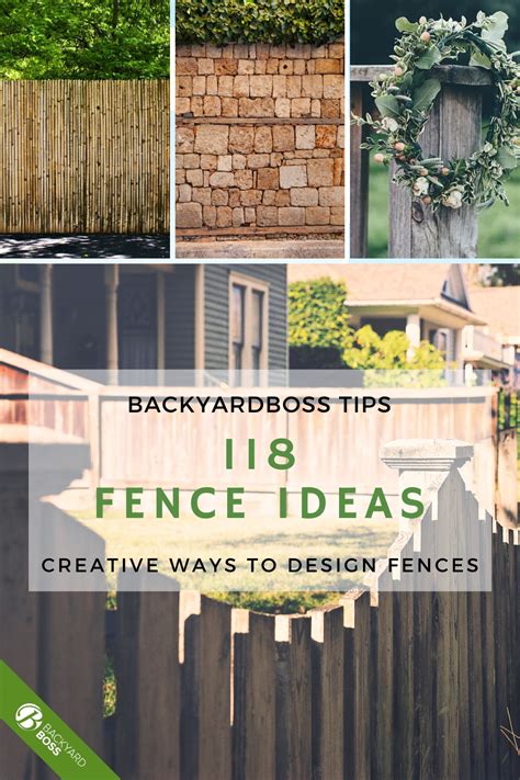 118 Fence Ideas And Designs Different Types With Images Backyard