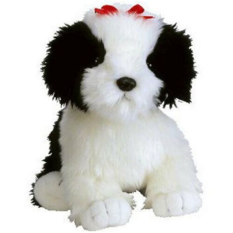 Ty Beanie Buddy Poofie The Dog 11 Inch Mwmts Stuffed Animal Toy