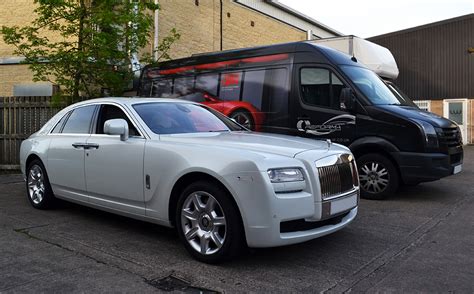 Rolls Royce Ghost Wrapped In Pearl White Reforma Uk