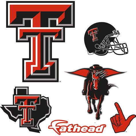 Texas Tech Red Raiders Logo Assortment Large Officially Licensed