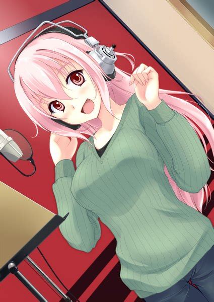 Anime Picture Nitroplus Super Sonico Mis Res Long Hair Tall Image Blush