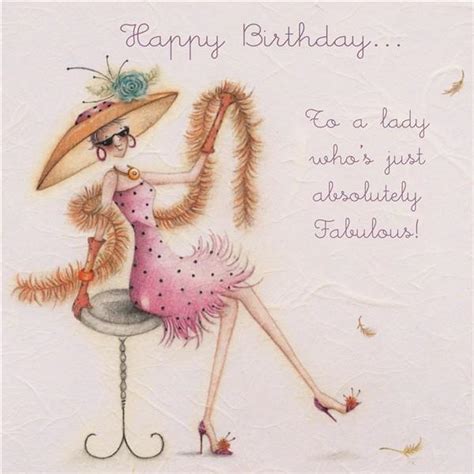 Seeing you getting older and wiser feels great as a parent. Happy Birthday Card - To a lady who's just absolutely ...