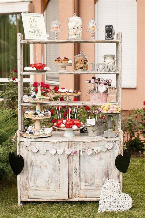 Create this cheerful decoration with a sturdy, galvanized pail. 21 Stunning Outdoor Wedding Dessert Table Ideas | Sweet ...