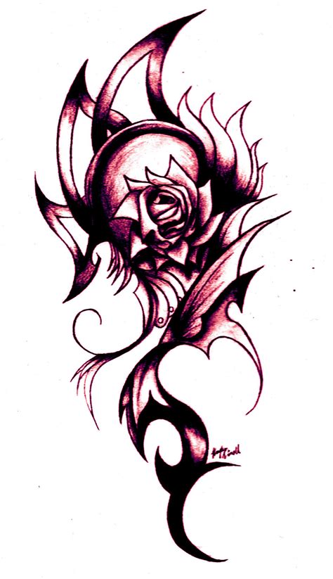 Abstract Rose Pencil Drawing Edit By Thatswicked On Deviantart