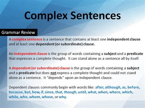 Mr Chappells Most Excellent Blog Complex Sentences 021 025