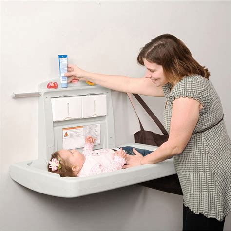 Dolphy Wall Mounted Baby Changing Station Plastic