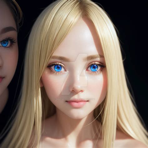 Blonde Blue Eyed Girl By Digitaldreamd On Deviantart