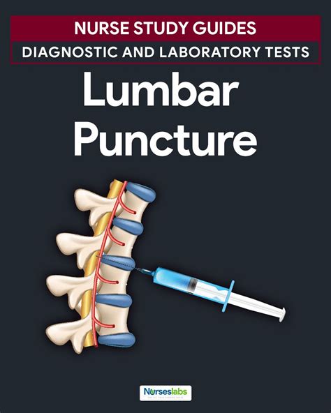 Lumbar Puncture Spinal Tap Lumbar Puncture Nurse Nursing Study Guide