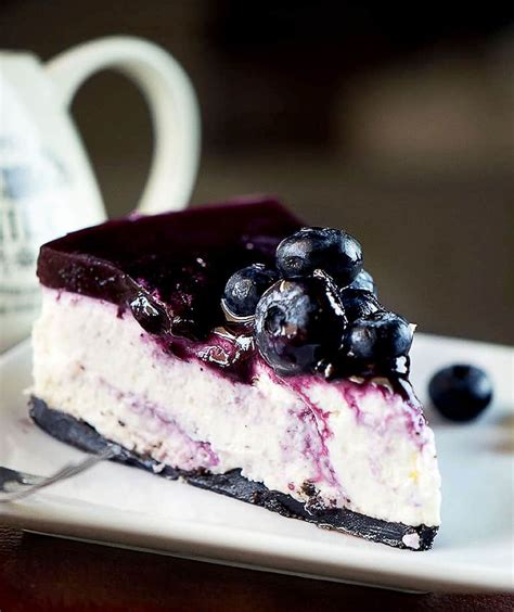 No Bake Blueberry Cheesecake Chefjar