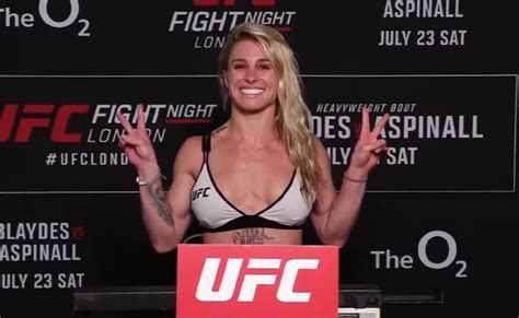 UFC Fighter Hannah Goldy Auctioning Off Underwear She Used At Weigh Ins