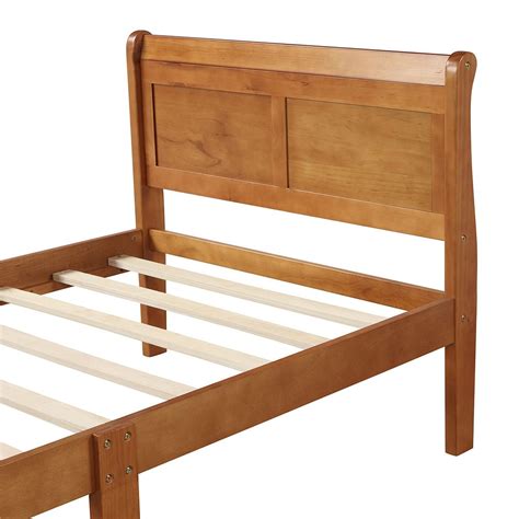 Buy Clearancetwin Platform Bed Frame Wood Bed Frame With Headboard