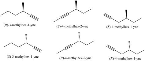 How Many Different Alkynes Including Stereo−isomers On Catalytic