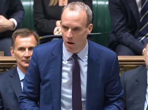 Dominic Raab News Live Sunak To Hire Independent