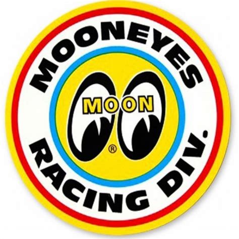 Mooneyes Racing 175 Cm Mooneyes Racing Stickers Vintage