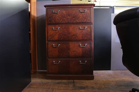 Sauder orchard hills 3 drawer filing cabinet features. Kimball Wood 4 Drawer Lateral File Cabinet • Peartree ...