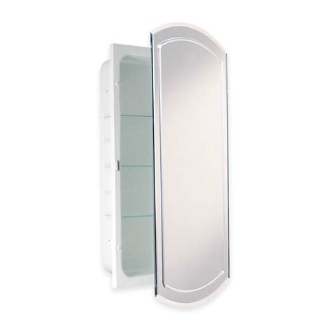 This sturdy and rectangular medicine cabinet features a mirrored door accented with. PDP main image | Recessed medicine cabinet, Bathroom ...