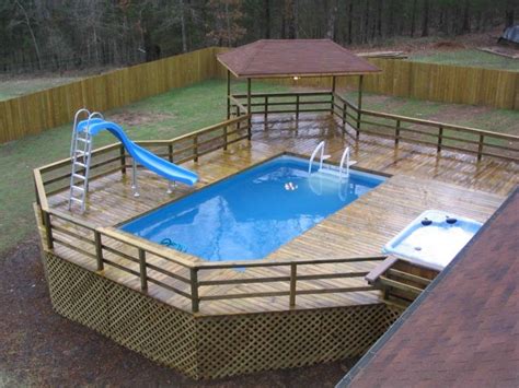 20 Luxurious Above Ground Pool Designs Best Above Ground Pool Above