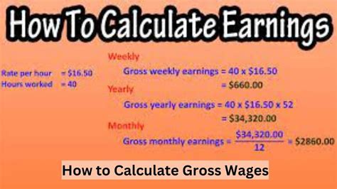 What Are Gross Wages And How To Calculate