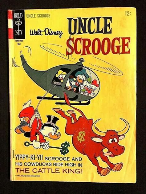 Vintage 1967 Dell Comics Walt Disneys Uncle Scrooge Issue 69 2400