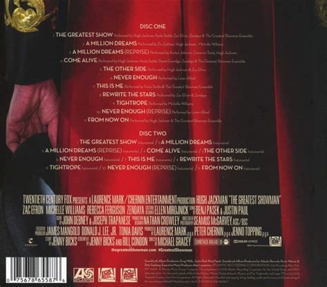 Soundtrack The Greatest Showman Original Motion Picture Soundtrack