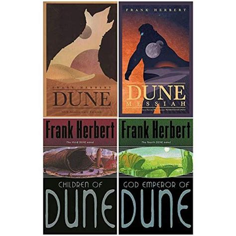 Dune Series 1 To 4 Book 4 Books Collection Set Dunedune Messiah